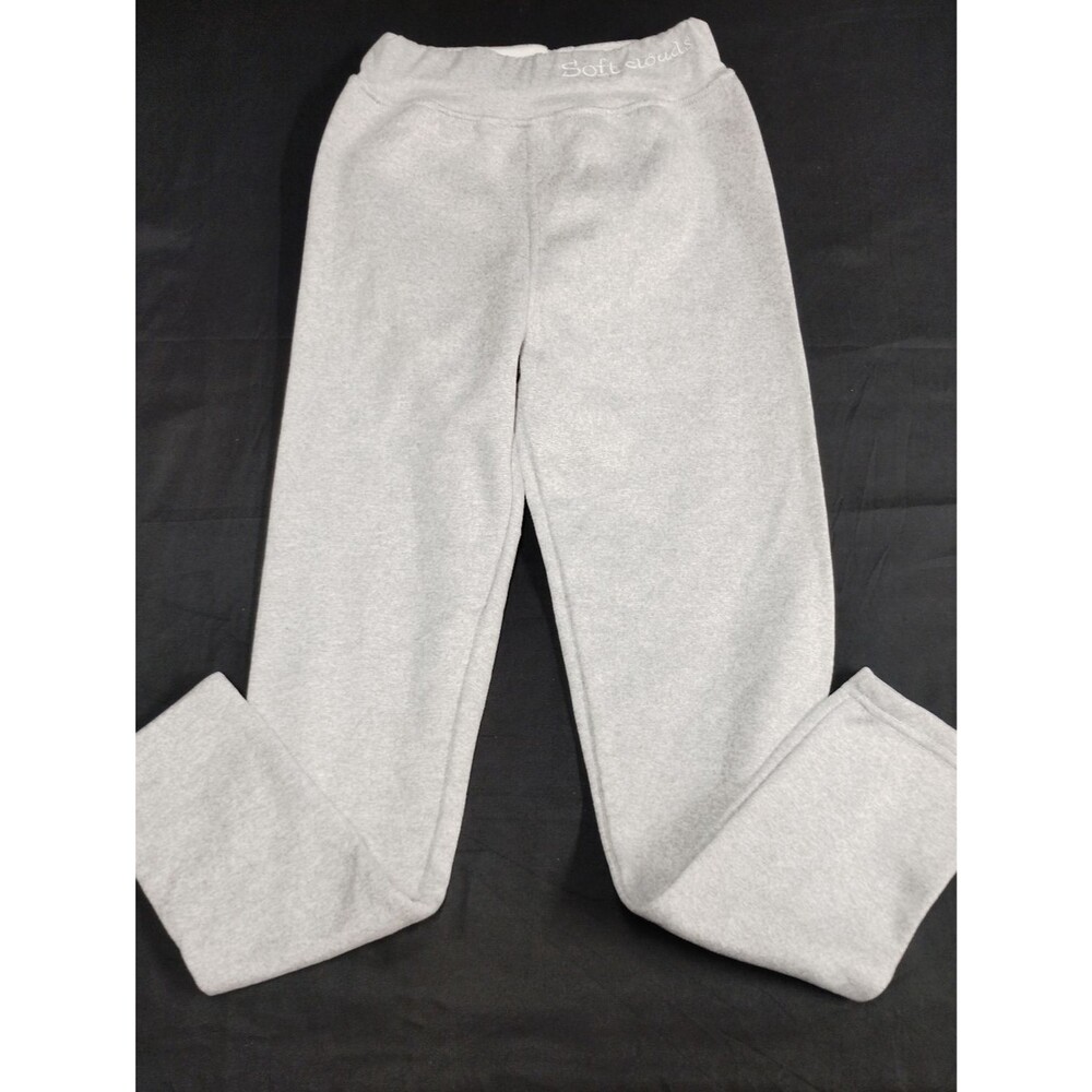 Softclouds Thick Fleece Lined Heather Gray Thermal Leggings - Super Warm!